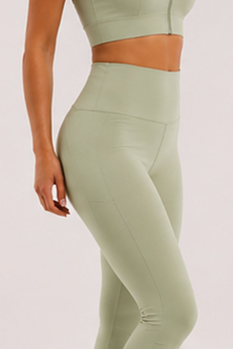 POISE Sculpt Performance Leggings in Sage Green
