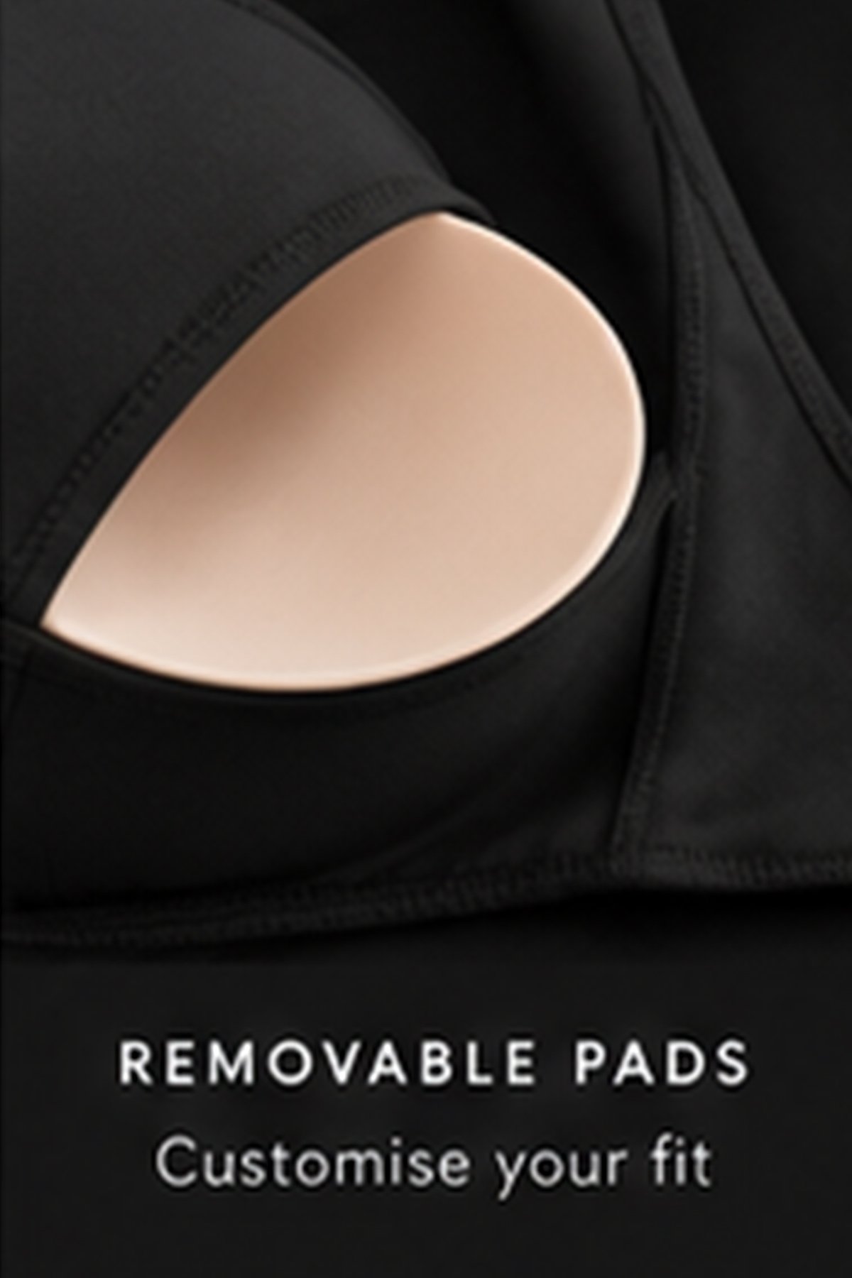 POISE Performance Sports Bra in Black