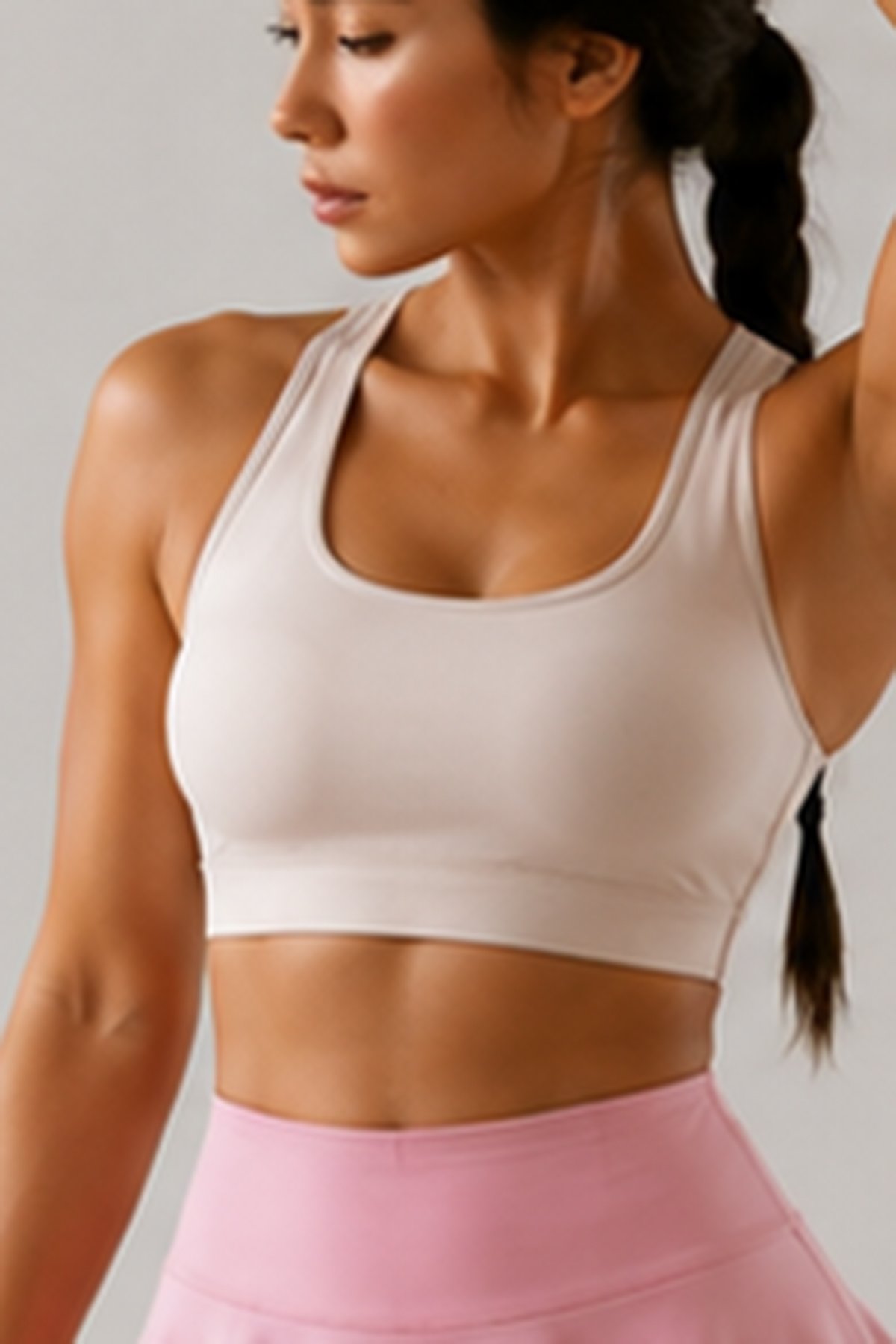 POISE Sculpt Performance Sports Bra in Ivory