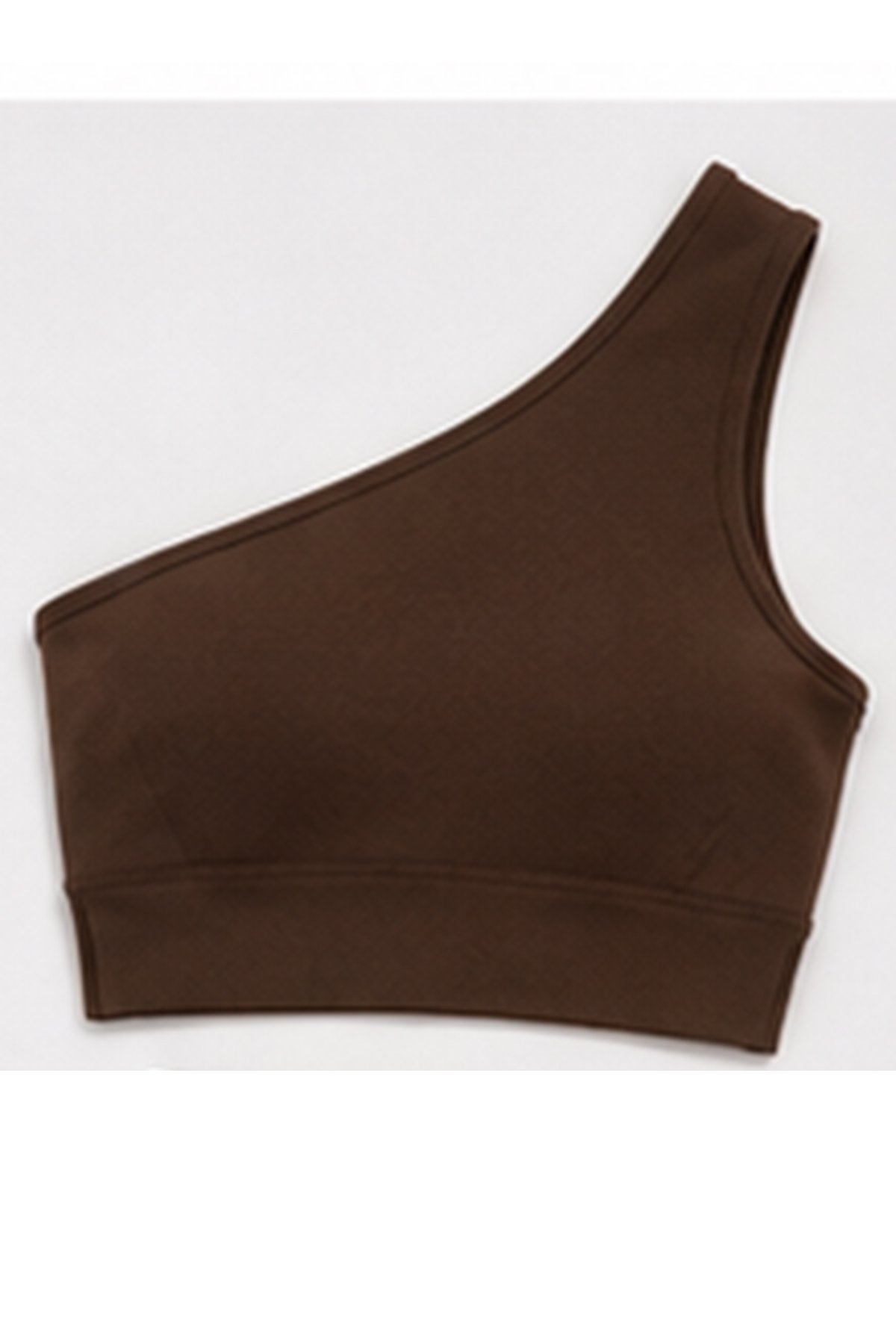POISE Essential Performance Crop Top in Deep Mocha