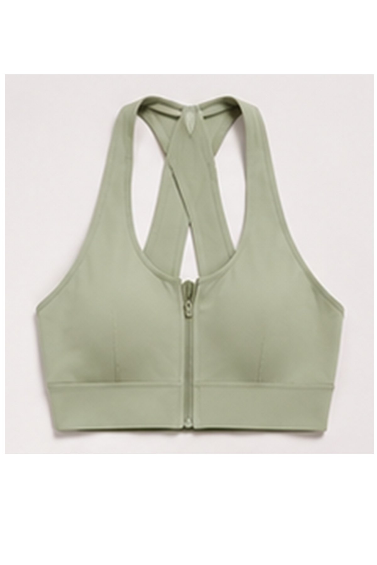 POISE Essential Performance Crop Top in Sage Green