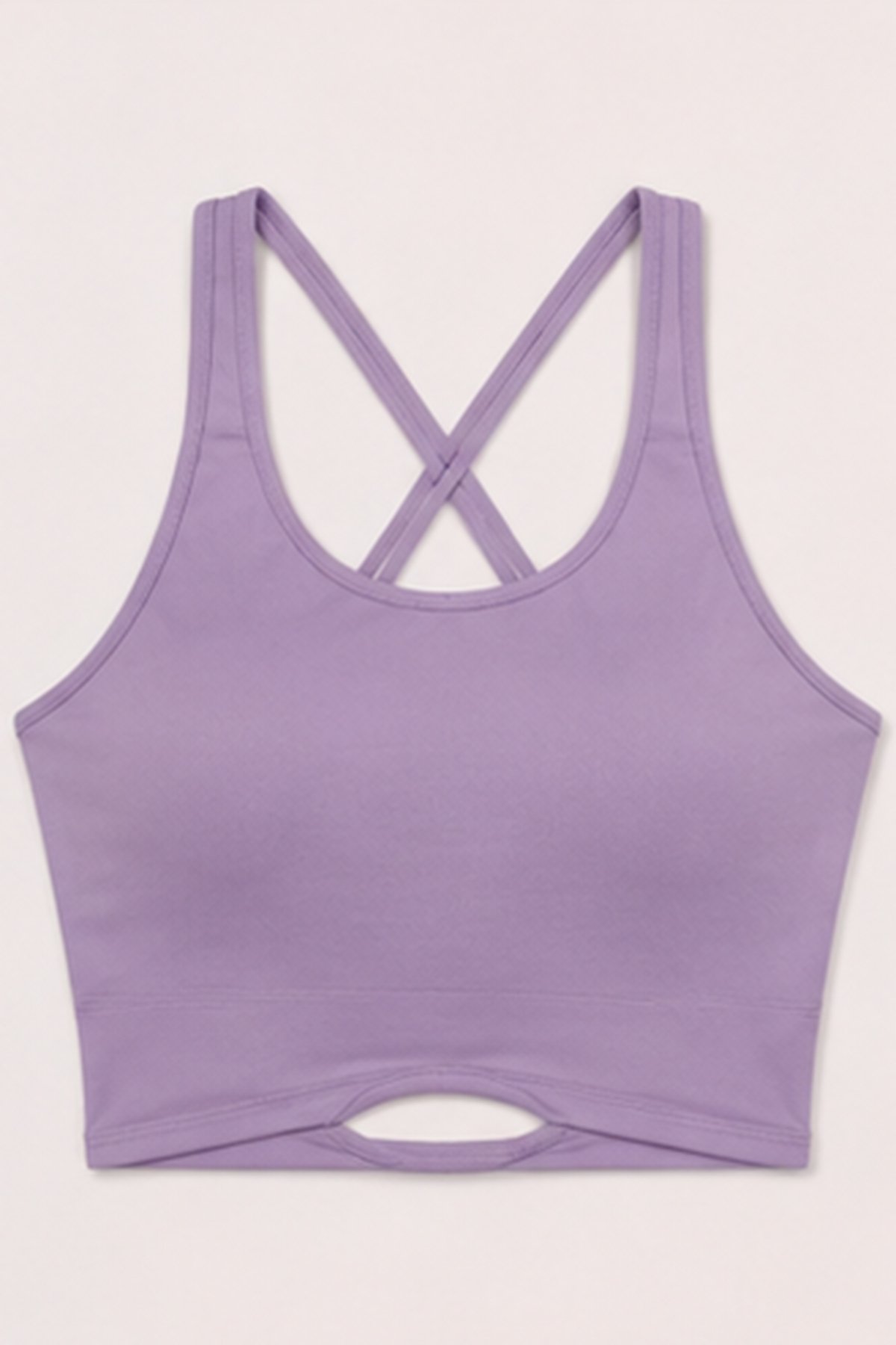 POISE Essential Performance Crop Top in Lavender
